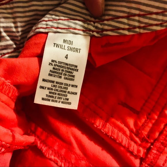 Midi twill shorts - Picture 4 of 4